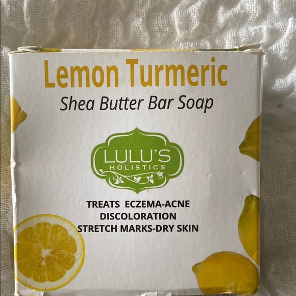 Lemon Turmeric Shea Butter Hand Soap Bar - Picture 2 of 4